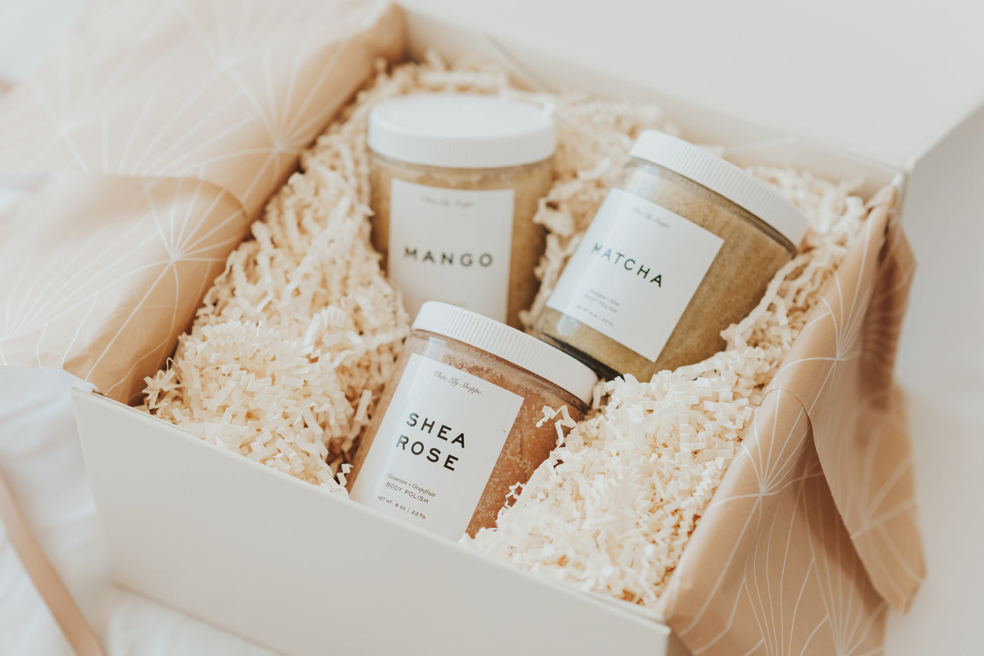 Thoughtful, AllNatural Skincare Gift Boxes that Give Back White Lily