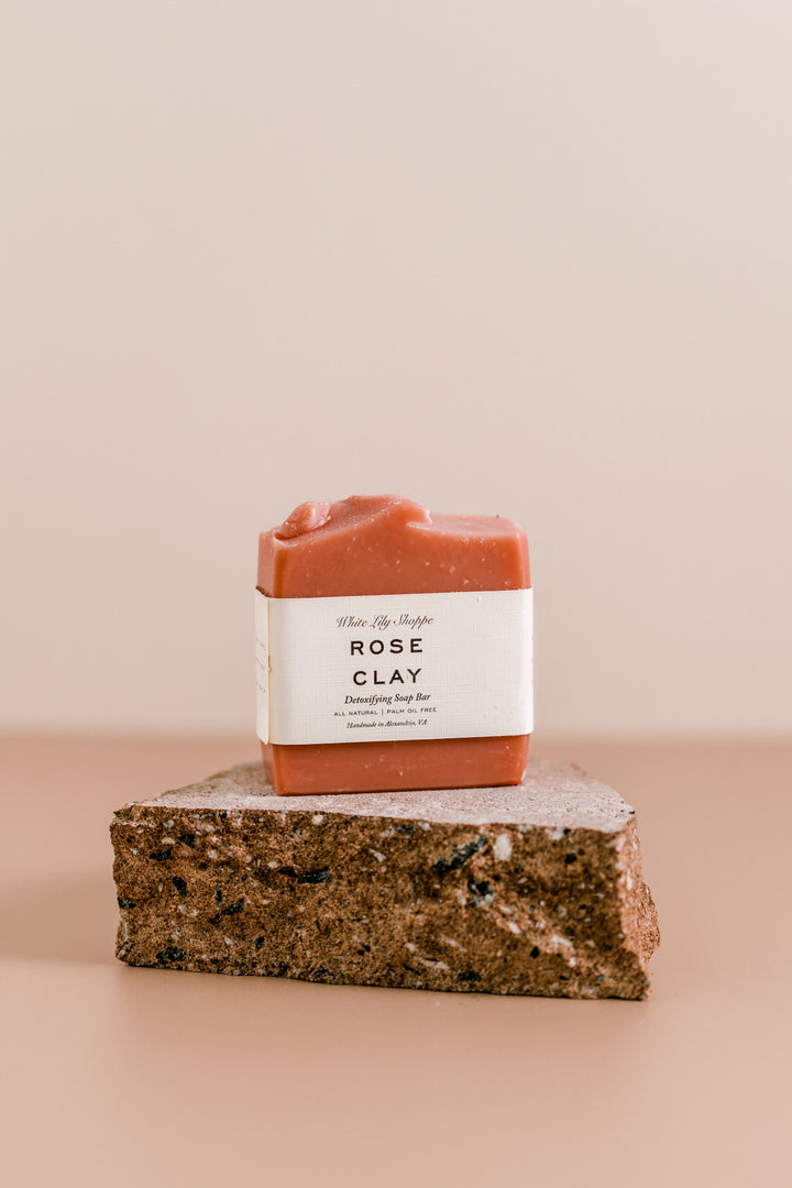 white lily soap Rose Clay Natural Soap Bar